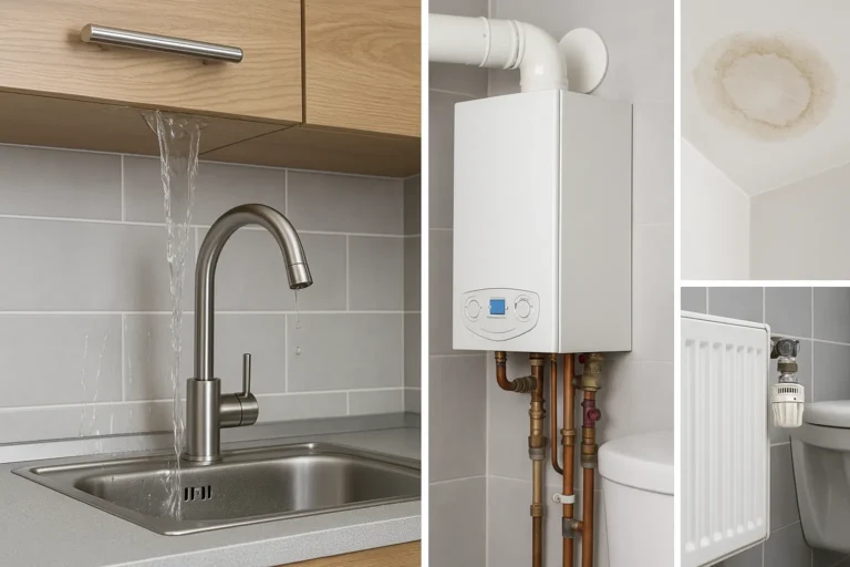 Veelvoorkomende loodgietersproblemen zoals lekkage, cv-ketel en radiator