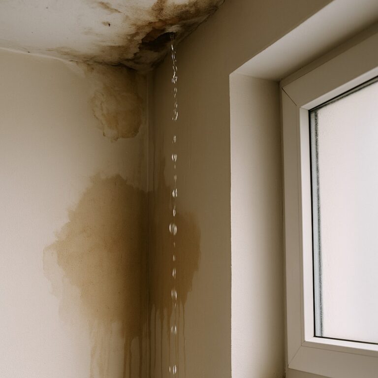 Loodgieter onderzoekt waterlekkage aan muur in Utrechtse woning